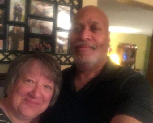 Empty nesters take a selfie at home. #picturehome